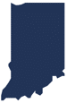Indiana state outline